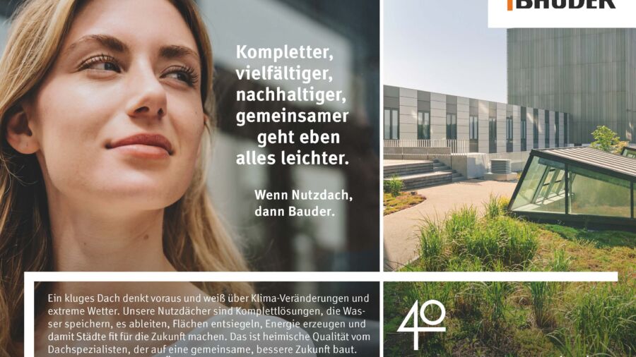 Bauder 40 Jahre Jubiläumskampagne