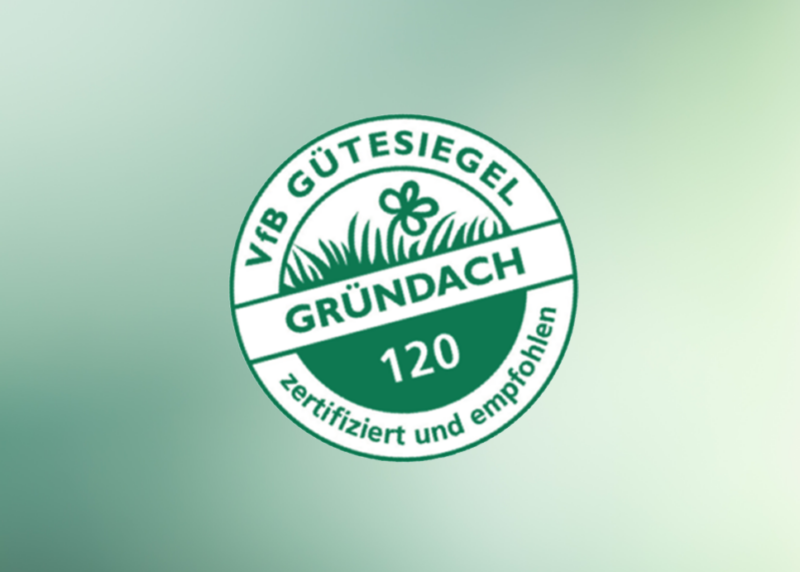 VfB-Gründach-Gütesiegel