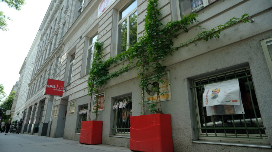 BeRTA Grünfassade, Albertgasse 23, 1080 Wien (Quelle: Julia Beck, tatwort Nachhaltige Projekte GmbH)