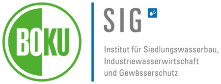 Logo BOKU Wien, Institut für Siedlungswasserbau, Industriewasserwirtschaft und Gewässerschutz