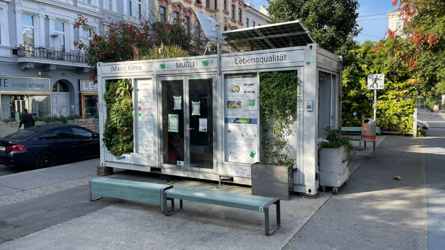 MUGLI zu Besuch am Volkertplatz, Sept 2023