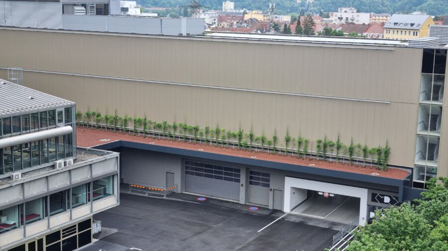 Westfassade Status 05/2025