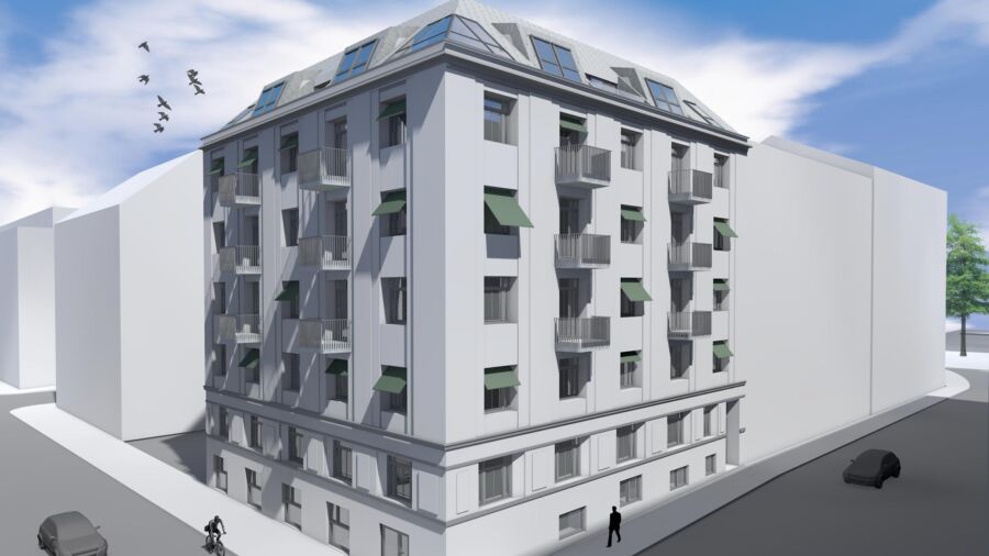 Fernkorngasse 41 Visualisierung (C) Trimmel Wall Architektur ZT GmbH