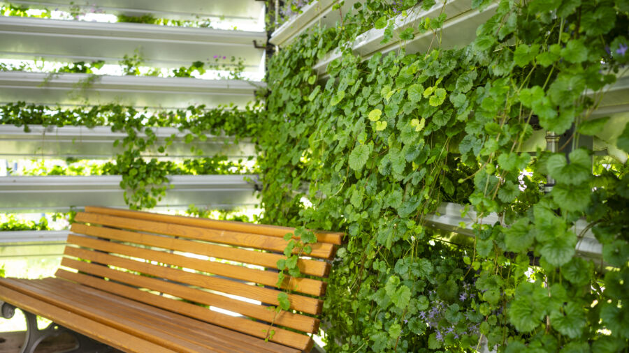 Sitzmöglichkeit im cityCube